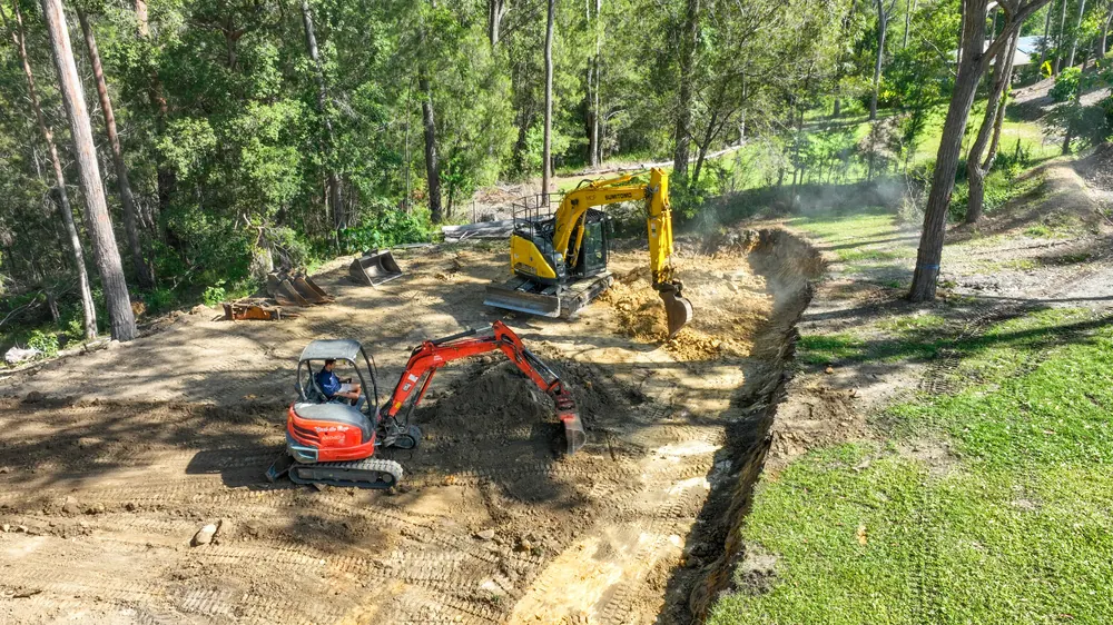 Excavation project by BD Excavation Services on the Gold Coast