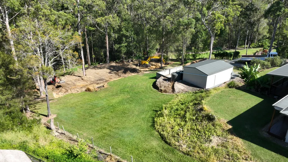 Landscaping in Tallebudgera Valley by BD Excavation Services